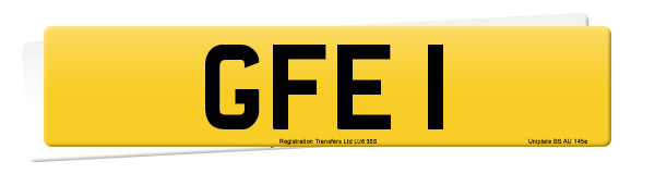 Registration number GFE 1